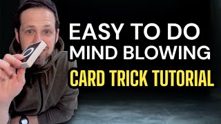 Mind Blowing Easy to do Card Trick Tutorial AMAZING trick with NO DIFFICULT MOVES [upl. by Rohclem553]