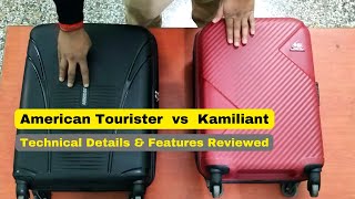 American Tourister vs Kamiliant Trolley Bag [upl. by Harak810]