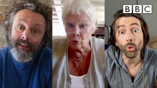 Judi Dench puts David Tennant and Michael Sheen in their place  Staged  BBC [upl. by Dal]