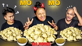 2 Minute MOMOS Challenge  100 Momos Eating  Homemade Buff Momo  Eating Challenge  TIKA SUMAN [upl. by Christan]