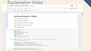 Sentiment Analysis on Live Twitter Data [upl. by Stodder872]