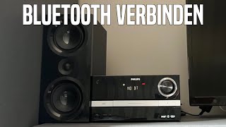 Philips Stereoanlage mit Bluetooth verbinden  Tutorial [upl. by Mercola761]