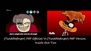 Twiddlefinger FNF Official Vs Twiddlefinger FNF Version Inside Out Two twiddlefinger fnfmod [upl. by Lowndes]