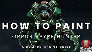 How To Paint A Necromunda Orrus Spyre Hunter [upl. by Pergrim]