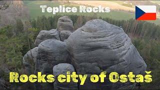 Teplice Rocks I Rock City of Ostas Czechia I Europe Czech Republic Mountains [upl. by Siddon278]