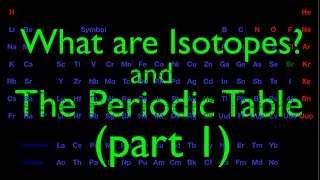 Atomic Structure 3 of 6 What are Isotopes An Explanation [upl. by Danella329]