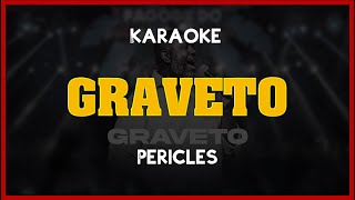 🔴 Kante Karaokê  Péricles  Graveto Versão Pagode 🎙️ [upl. by Narcissus335]