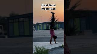 Hand Stand Progression  Hand Stand Practice shortvideo shorts [upl. by Aihsyak]