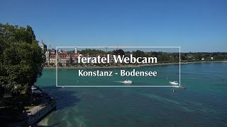 Webcam Konstanz  Traumhafter Ausblick auf den Bodensee [upl. by Rimas]