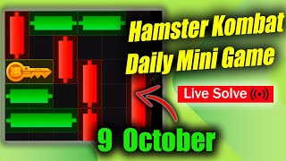 9th October Hamster Kombat Daily MiniGame Puzzle Solved [upl. by Eberhart]