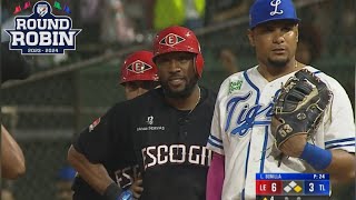 Resumen Leones del Escogido VS Tigres del Licey Round Robin 07012024 [upl. by Lorry368]