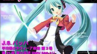 Book 221 BWV 890 Bach WellTempered Clavier 初音ミク 平均律クラヴィーア曲集 [upl. by Beverle]