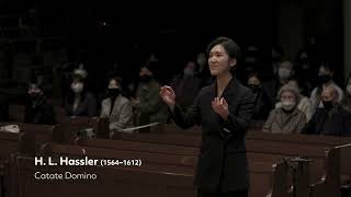 연세대학교 합창지휘 석사과정 졸업연주 H L Hassler  Cantate Domino [upl. by Einnaf]