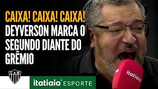 CONFIRA A EMOÇÃO NO GOL DE DEYVERSON O SEGUNDO DO ATLÉTICO CONTRA O GRÊMIO [upl. by Sheline688]