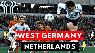 West Germany vs Netherlands 22 All Goals amp Highlights  1978 World Cup [upl. by Pickens363]