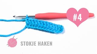 4 Stokje haken  Haken voor beginners [upl. by Anilrahc675]