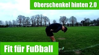 ⚽Oberschenkel hinten richtig dehnen Dehnübung nach Zerrung der Muskeln [upl. by Atsiuqal]