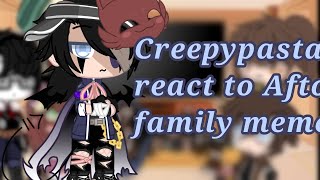 🍃Creepypasta react to Afton family meme Michael Afton 34🍃 [upl. by Itsrik]