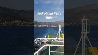 Jadrolinija Ferry Ride Orebic to Korcula  Jadrolinija Trajektna Vožnja Orebic do Korcule ferry [upl. by Suolhcin642]