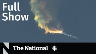 CBC News The National  SpaceX launch 20M heist Viral deep fake [upl. by Quintina806]