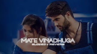 Maate Vinadhuga Song Slowed  Reverb Taxiwaala  Vijay DeverakondaPriyanka  Sid Sriram [upl. by Uriel921]