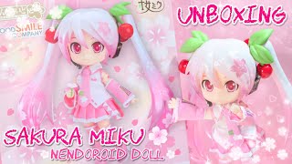 UNBOXING  Sakura Miku Nendoroid Doll [upl. by Edrahc371]