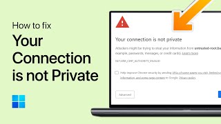 How To Fix “Your Connection Is Not Private” Error on Browsers [upl. by Ridan]