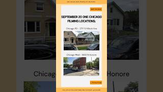 September 20 One Chicago Filming Locations onechicago [upl. by Racklin657]