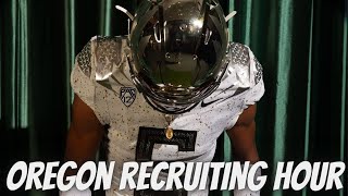 Oregon Recruiting Hour Friday February 23 2024  Ducks Dish Podcast [upl. by Eserehs169]