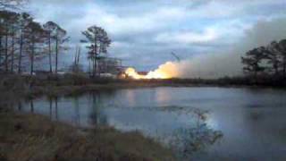 Raw Video New Rocket Engine Tested At Stennis [upl. by Biles419]