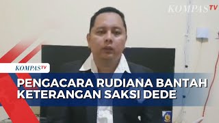 Kuasa Hukum Iptu Rudiana Keterangan Dede Tidak Benar dan Fitnah [upl. by Arrak]