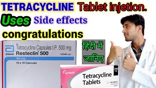 Tetracycline capsule 250 mg Hindi tetracycline tabletsStudywithHussain [upl. by Anera703]