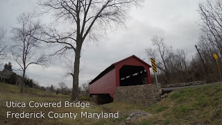 Utica Covered Bridge  Frederick County Maryland [upl. by Dowling]