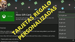 Tarjeta Regalo Xbox Personalizada llegará [upl. by Pals]