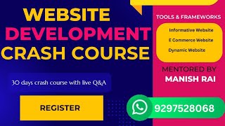 Wordpress Website Development Crash Course Complete For Beginners HindiEnglish Day 1st [upl. by Tandi954]