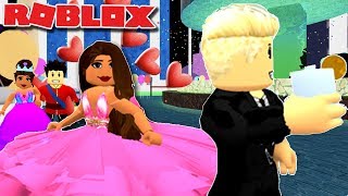 HELPING THE NEW GIRL WIN OVER HER CRUSH AT THE VALENTINE BALL  Royale High school  Roblox Roleplay [upl. by Gordy]