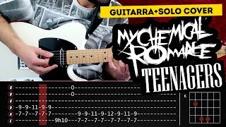 Teenagers Guitarra Cover  SOLO My Chemical Romance [upl. by Eizus]