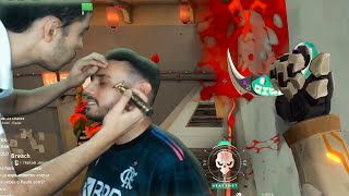 fiz o risquinho na sobrancelha AO VIVO ft Bufo [upl. by Tuck992]