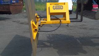 battery powered vacuum lifter with 90 degree tilt for forklift truck [upl. by Hazlett]