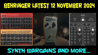 Latest Behringer News 12 November 2024 [upl. by Cottrell]