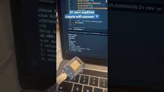 esp8266 wifi scanner 🛜 [upl. by Eelrefinnej]