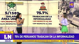 Empleo en Perú ¿Cuántas personas trabajan en la informalidad [upl. by Heather883]