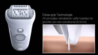 BRAUN Epileerapparaat  Ladyshave  Epilateur  Ladyshave  Productvideo Vandenborrebe [upl. by Etrem]