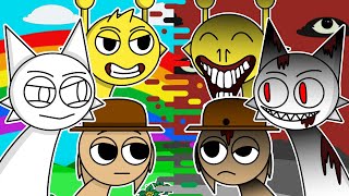 Incredibox Sprunki  The CURSE of SPRUNKI 2D Cartoon Animation [upl. by Jer]