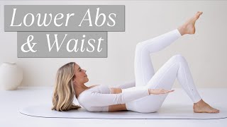 Quick Lower Abs amp Waist Toning Pilates 🤍 Tone your lower belly and waist [upl. by Lewan834]