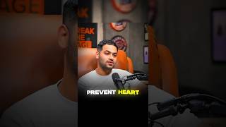 5 things to prevent heart attack 😮  ft raj shamani  podcast shorts trending [upl. by Tada403]