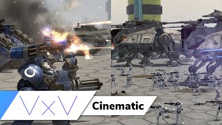 Star Wars vs Warhammer 40k Christophsis Armored Attack  Cinematic  Assault Squad 2 [upl. by Asina]