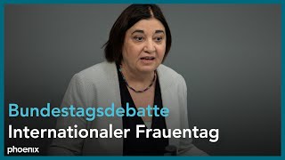 Bundestagsdebatte zum Internationalen Frauentag am 150324 [upl. by Ebbarta483]