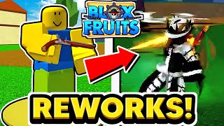 NOVAS ANIMAÇÕES DE HAKI E GUNS REWORK NO BLOX FRUITS [upl. by Abert991]