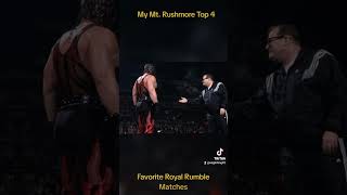 My Mt Rushmore Top 4 Favorite Royal Rumble Matches 1992 1997 2001 2007 [upl. by Atsahc]